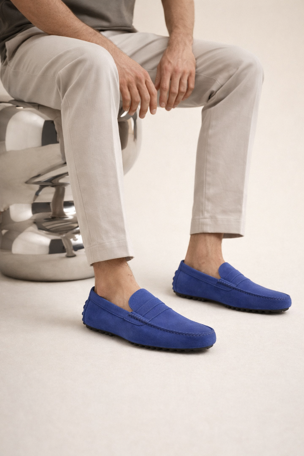 Ravino Driver Loafer Blue