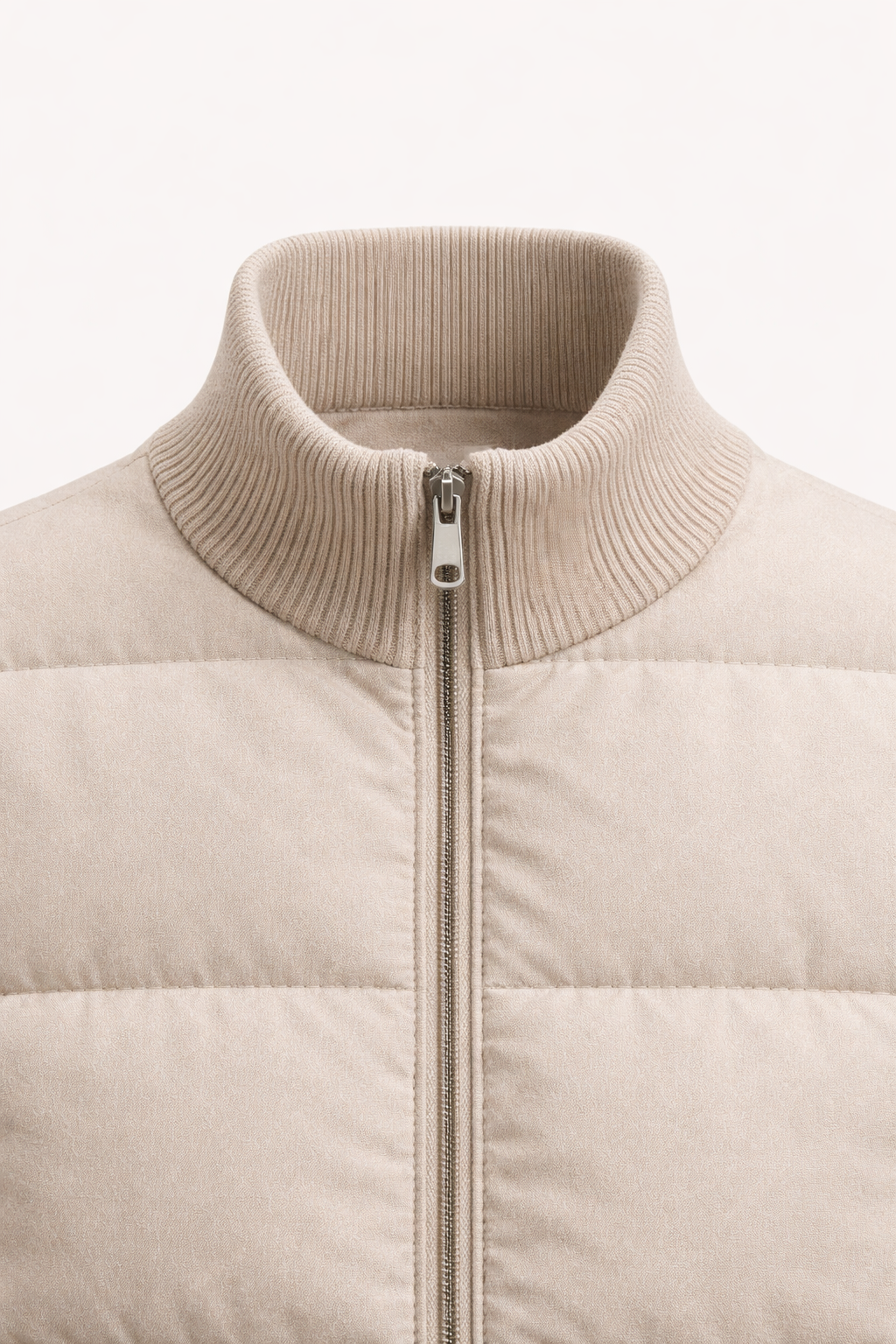 Enea Quilted Knit Jacket Ivory