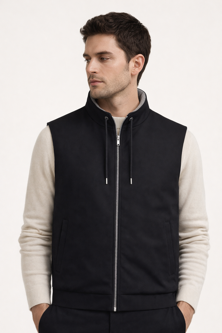 Leonis Reversible Vest Black