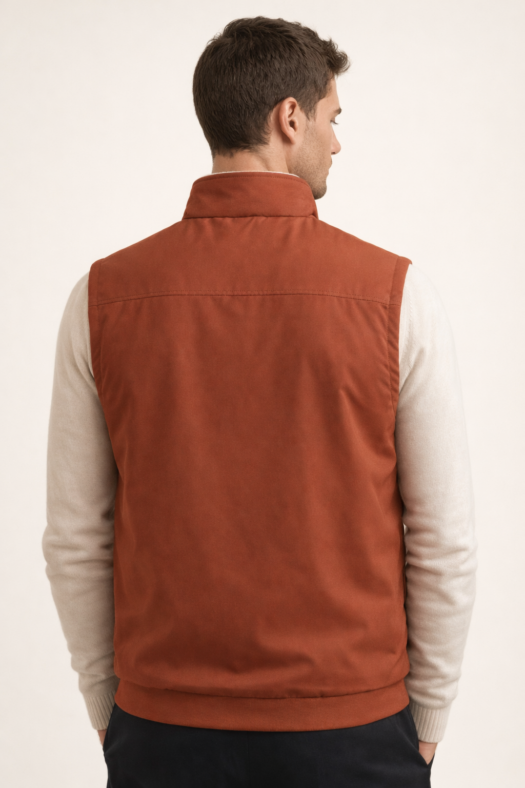 Leonis Reversible Vest Terracotta