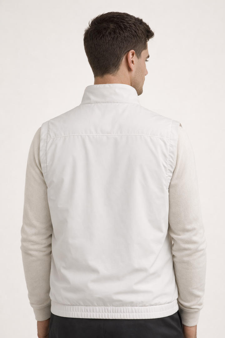 Leonis Reversible Vest Ivory