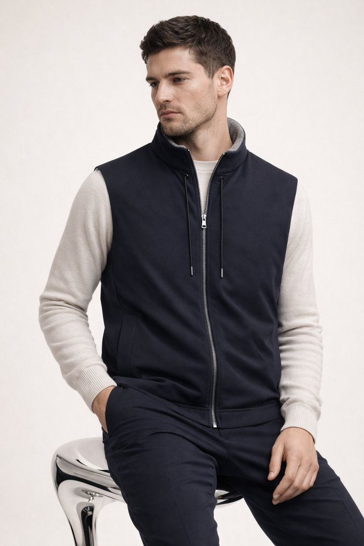 Leonis Reversible Vest Navy