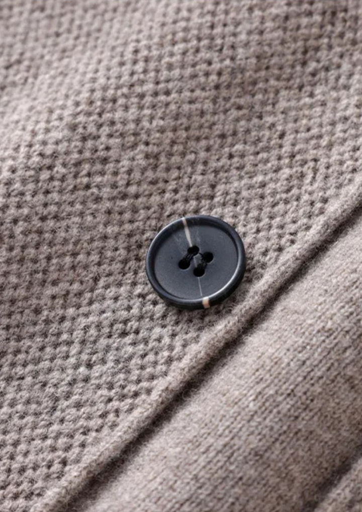 Valero Cashmere Cardigan Grey