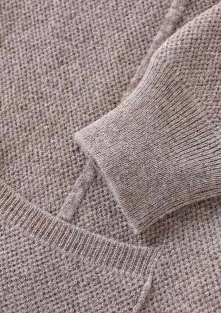 Valero Cashmere Cardigan Grey