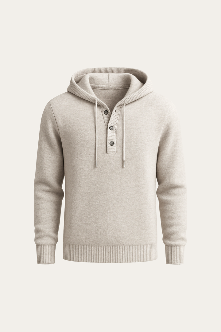 Taviano Hooded Knit Grey