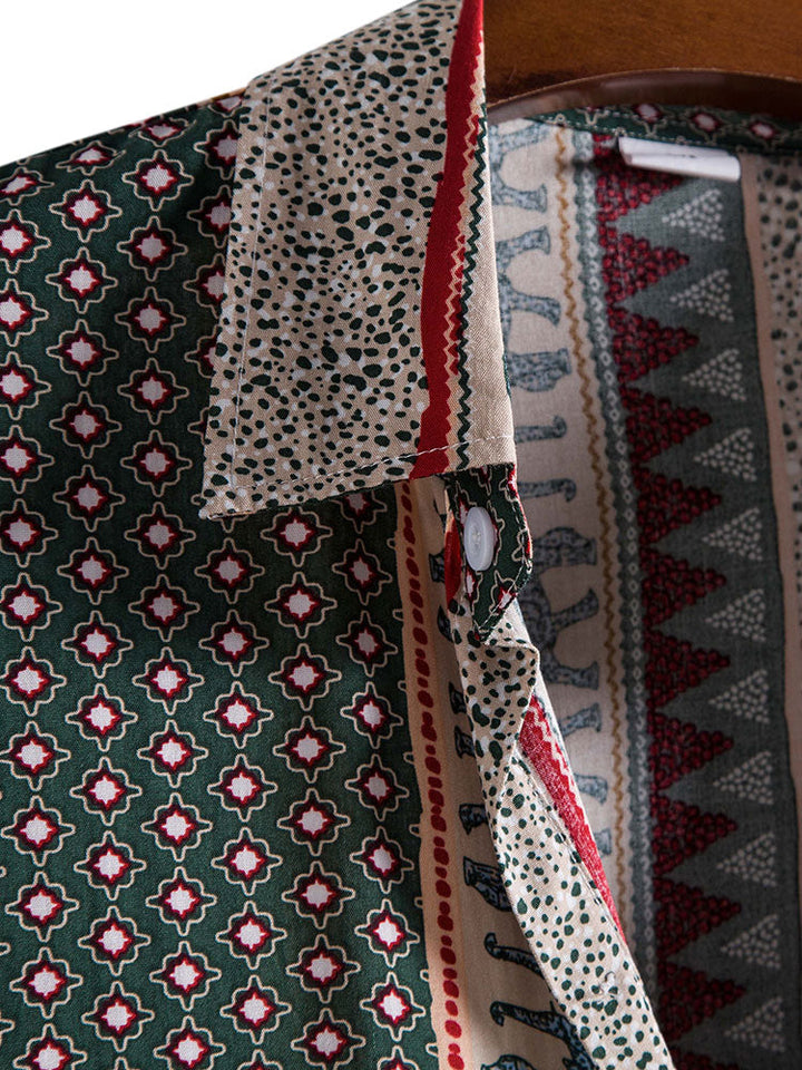 Olifant Geometrische Print Shirt