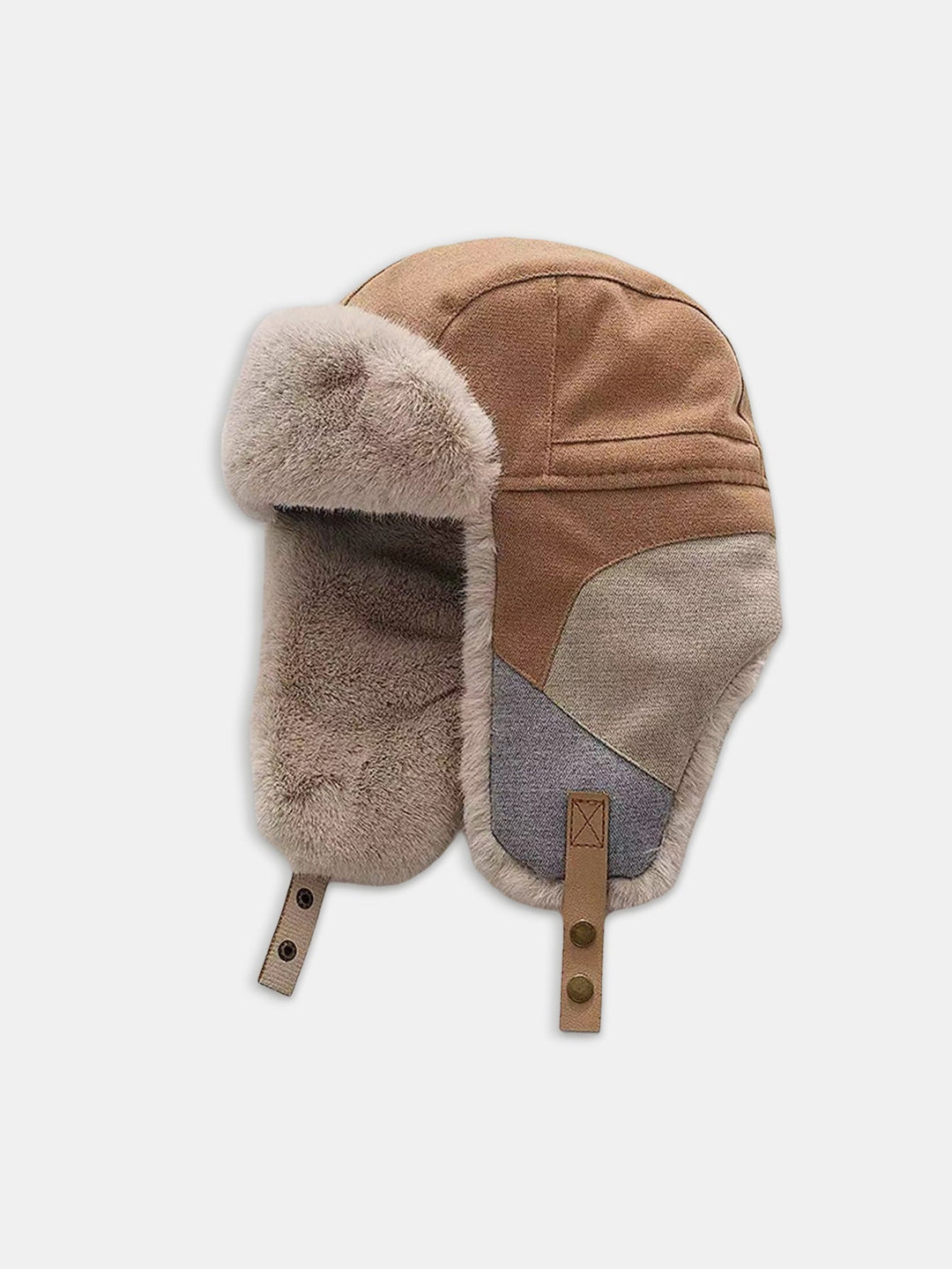 Patchwork Winddicht Warme Trooper Trapper Hoed