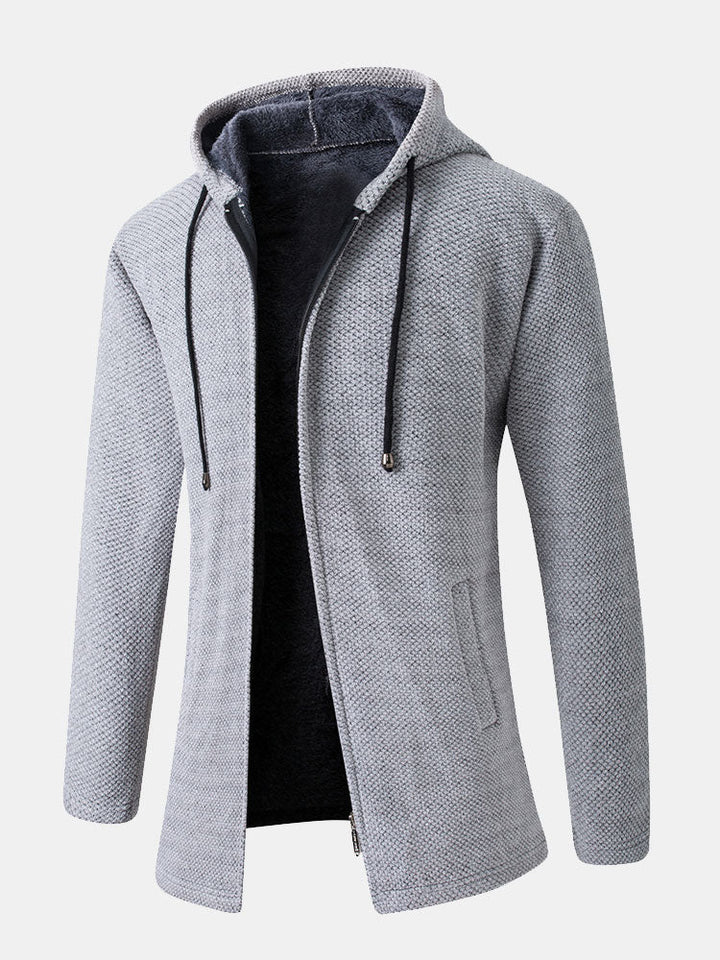 Lange lijn hoodie sweater