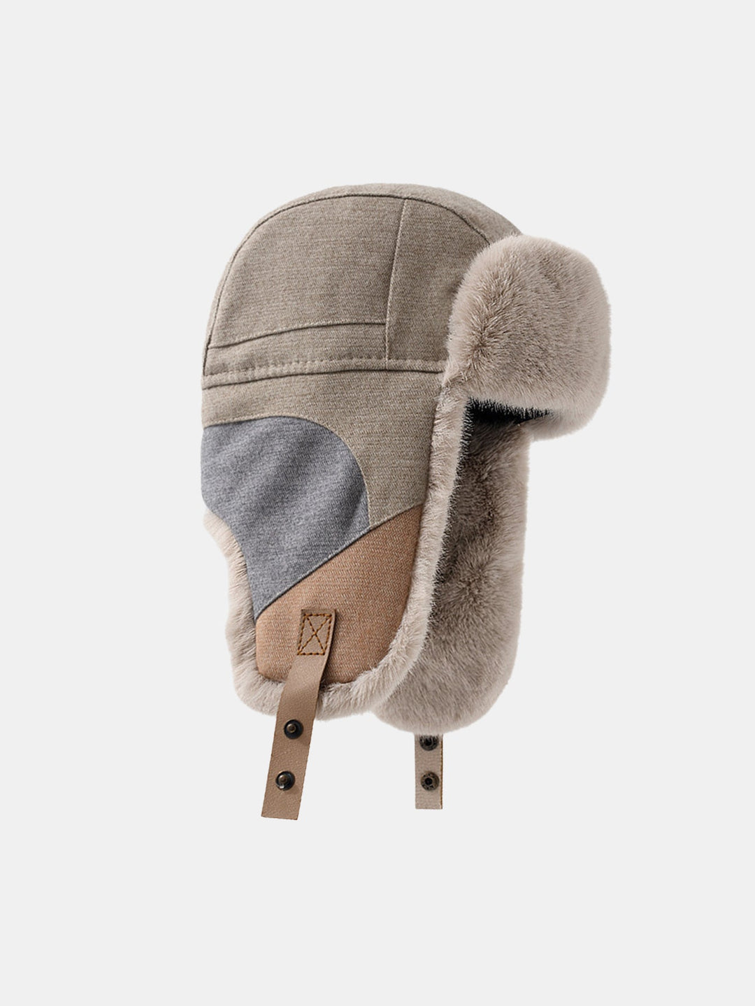 Patchwork Winddicht Warme Trooper Trapper Hoed