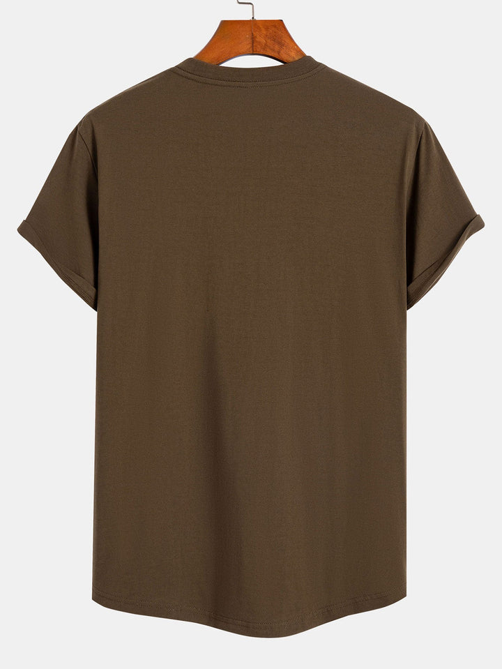 Tokyo Ukiyo-e Print Katoenen Boog Hem T-Shirt