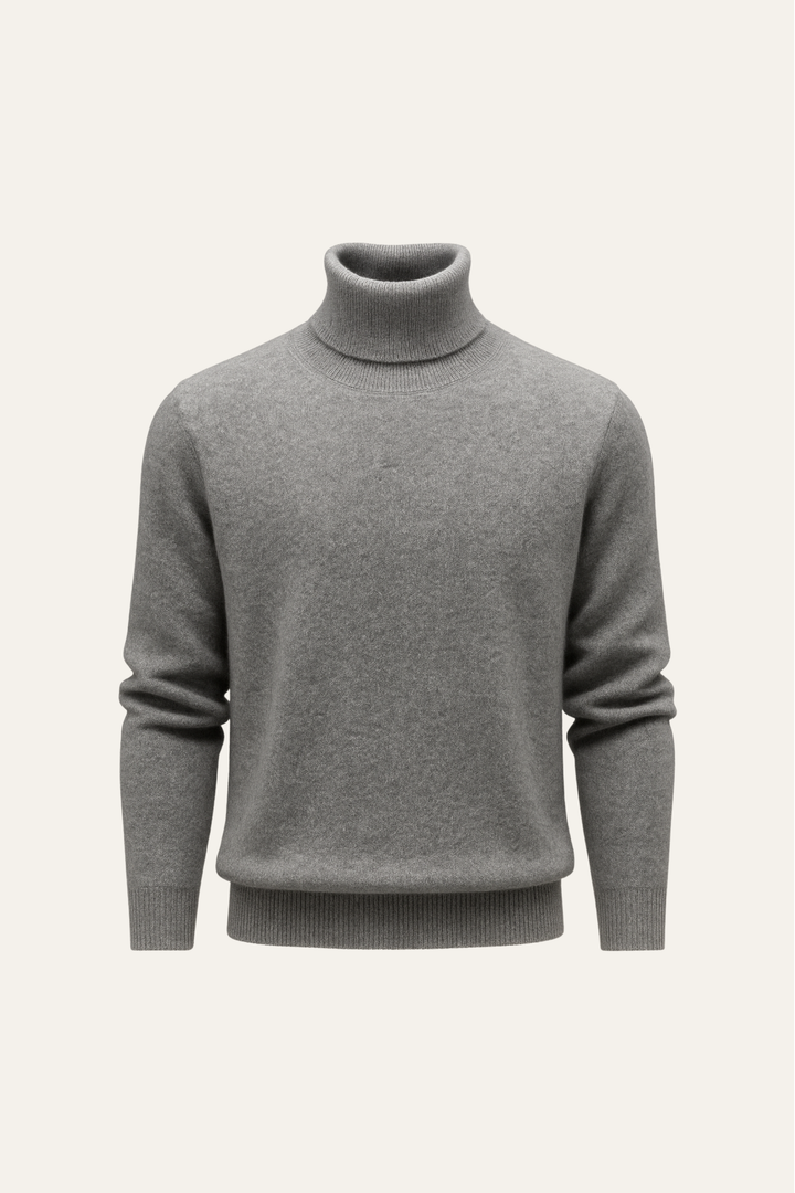 Avenzo Cashmere Turtleneck Grey
