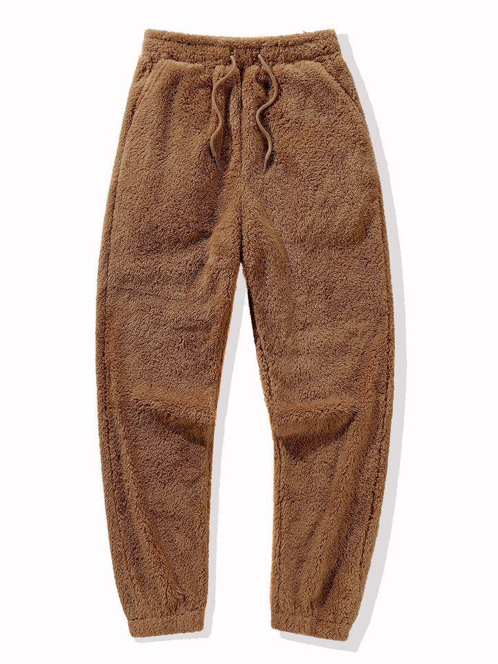 Basic Teddy Hoodie & Teddy Jogger Pants