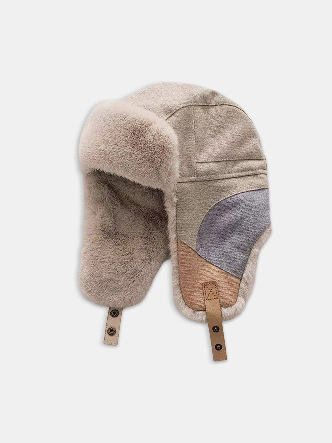 Patchwork Winddicht Warme Trooper Trapper Hoed