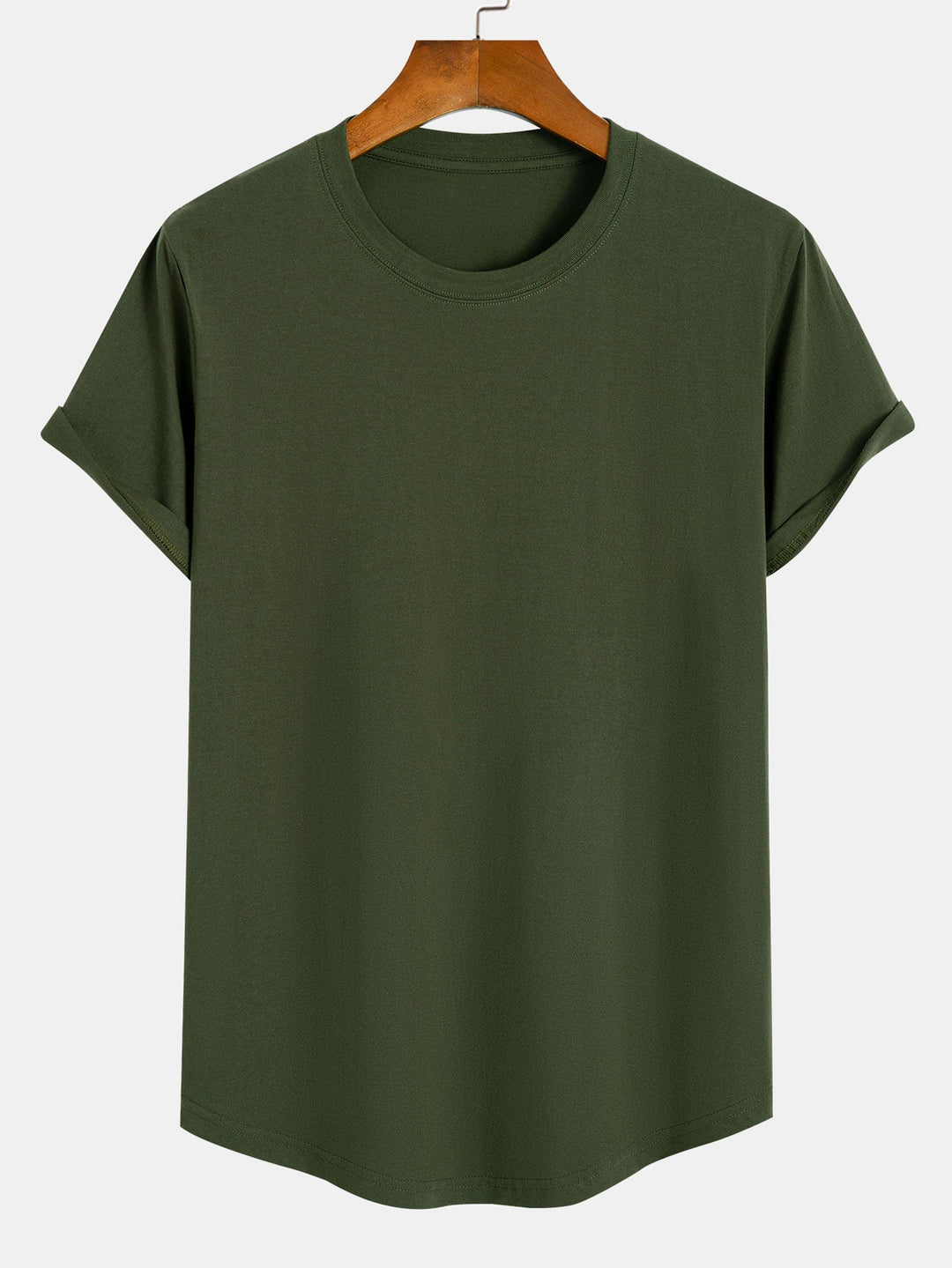 Basis Katoenen Boog Hem T-Shirt