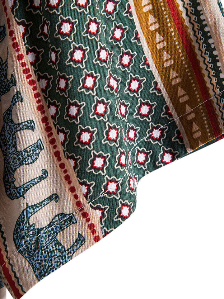 Olifant Geometrische Print Shirt