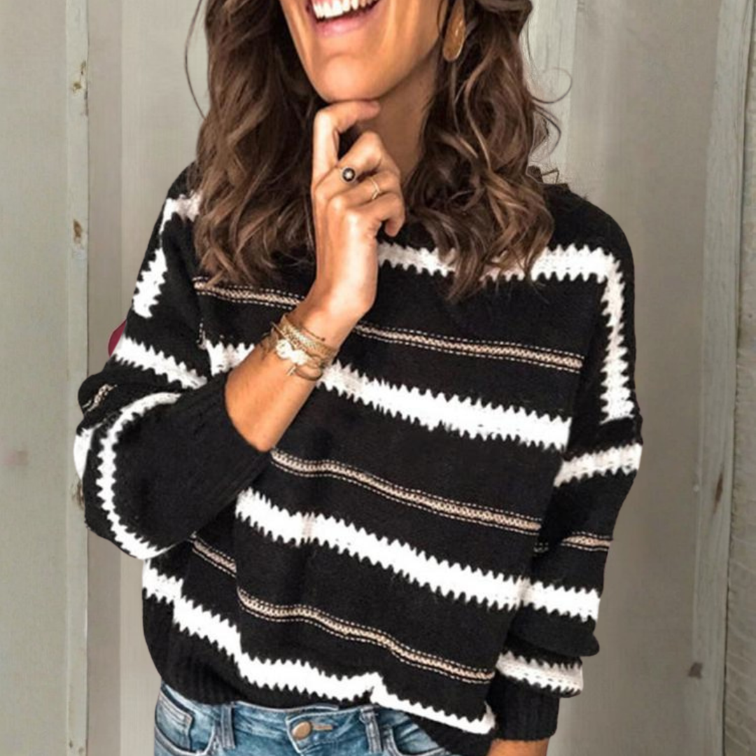 MALTI™ - Casual Long Sleeve Crewneck Sweater