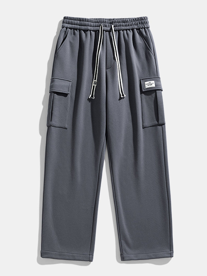 Relax Fit Straight Leg Jersey Cargo Broek