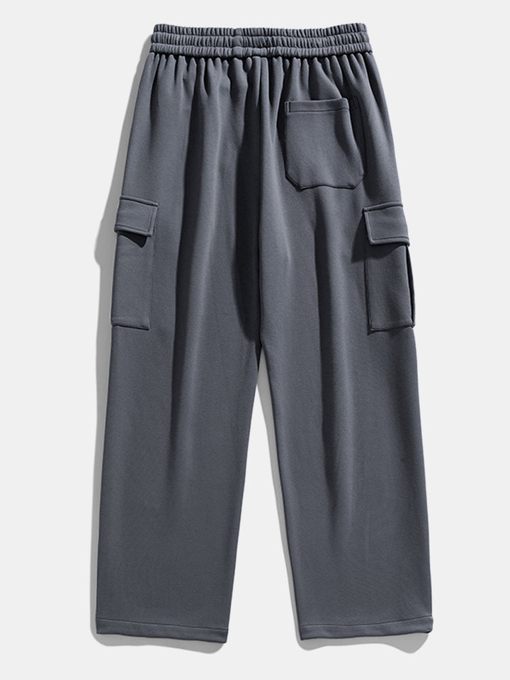 Relax Fit Straight Leg Jersey Cargo Broek