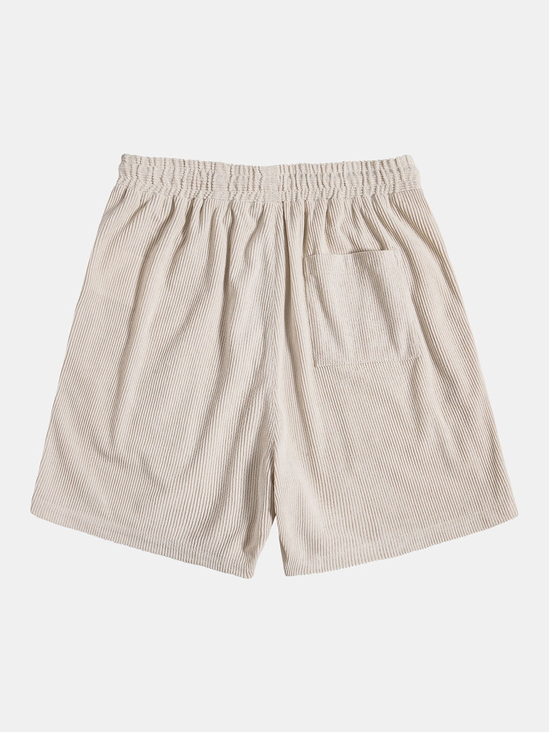 Korte Mouwen Corduroy Overhemd met Knopen & Shorts