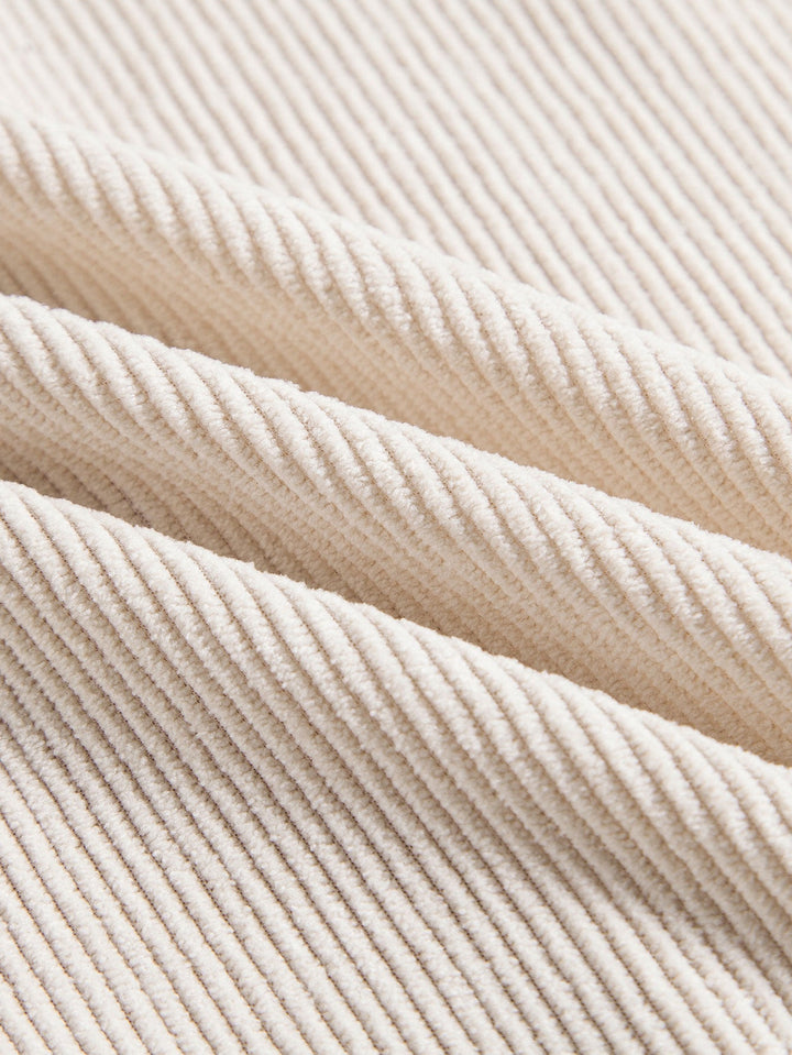 Katoenen Knopen Overhemd met Korte Mouwen