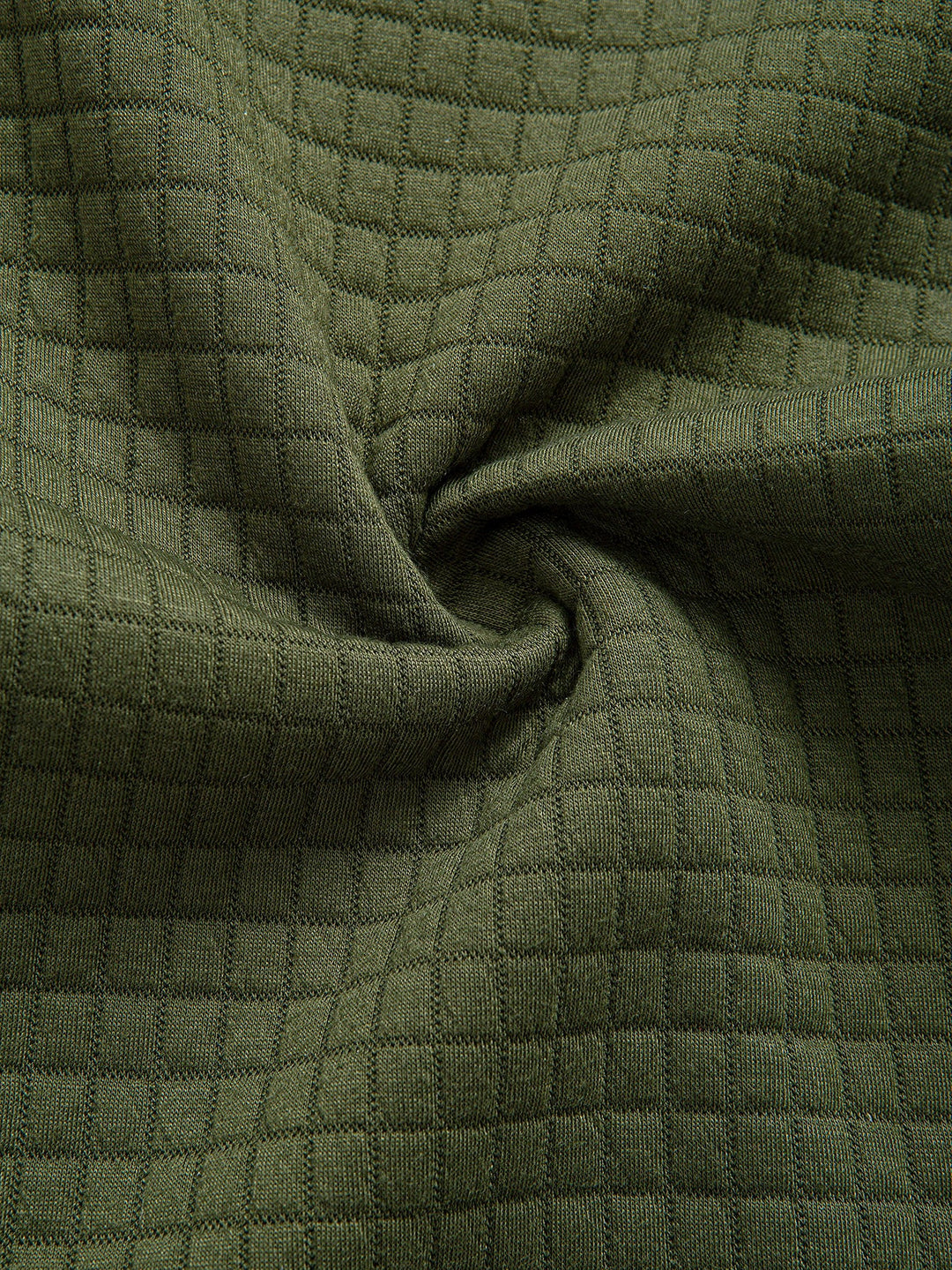 Gequilt Wafel Jacquard Overhemd