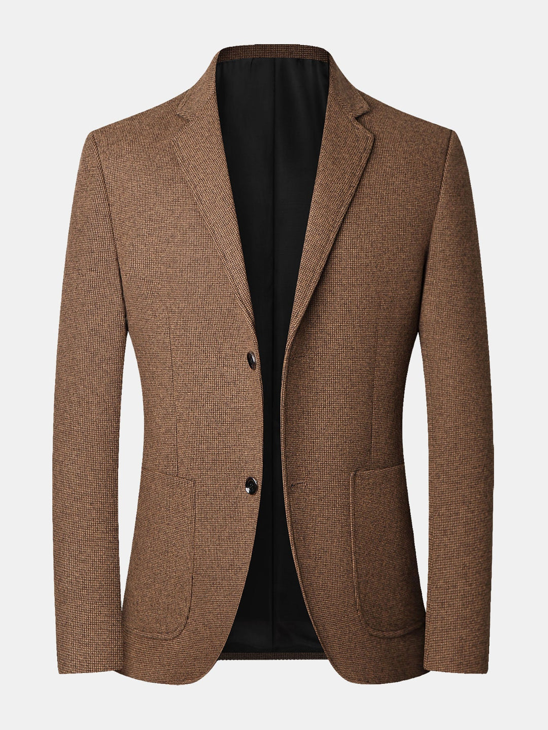 Wol Look Fijn Ruit Blazer