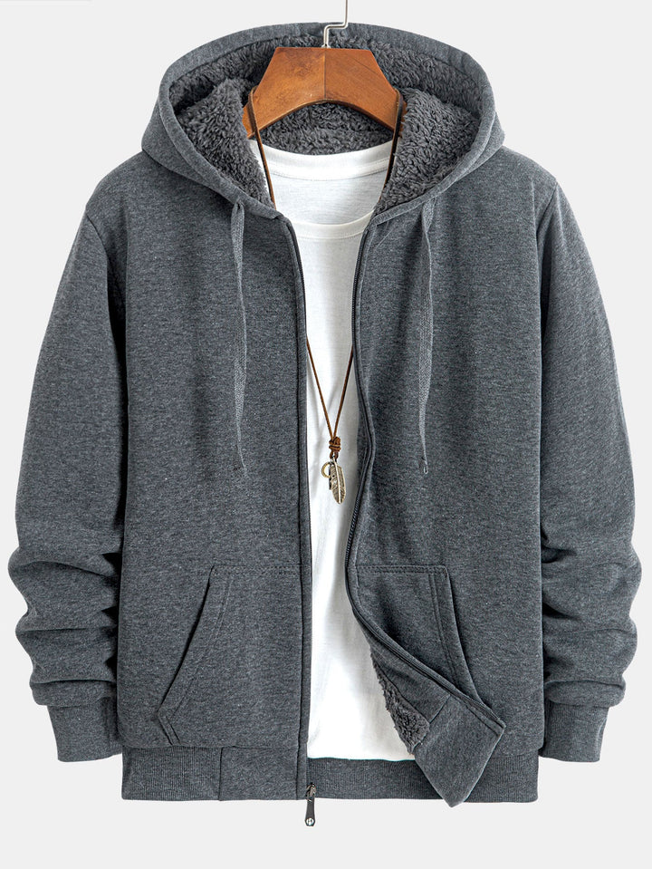 Teddy Fleece Gevoerde Hoodie