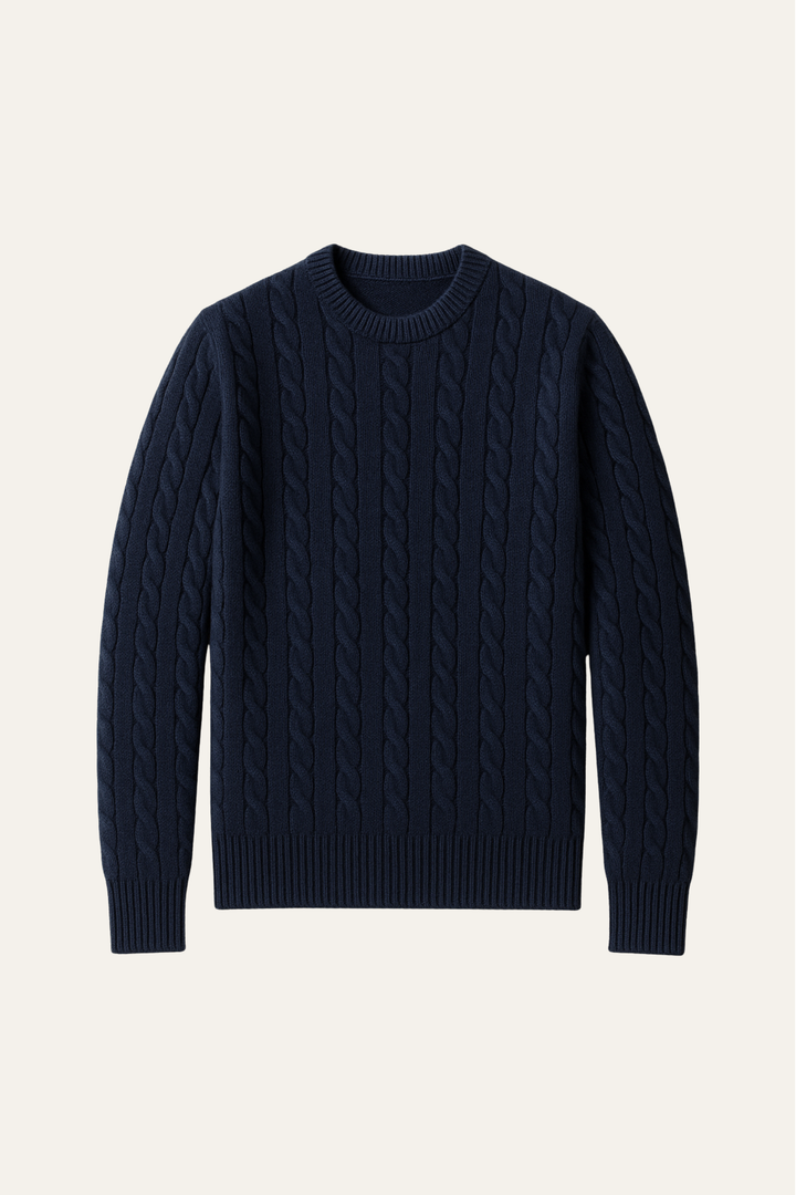 Soreno Cashmere Knit Navy