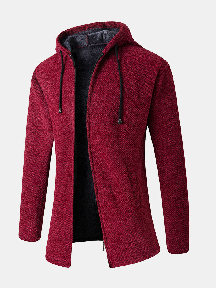 Lange lijn hoodie sweater