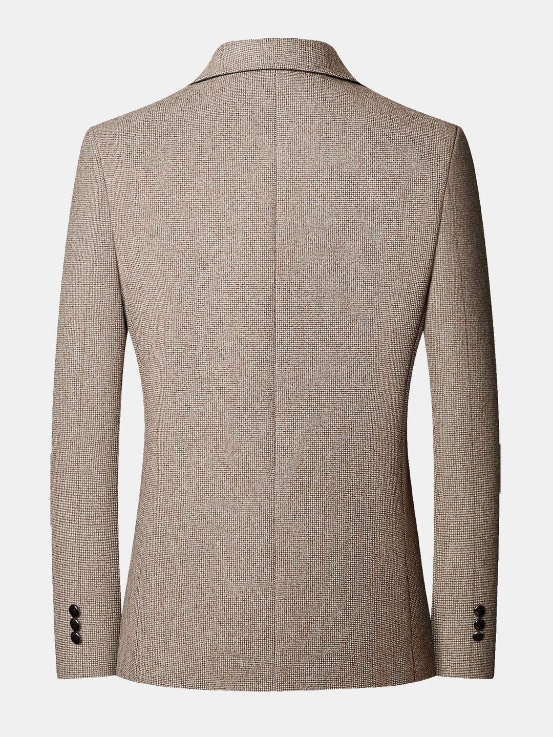 Wol Look Fijn Ruit Blazer