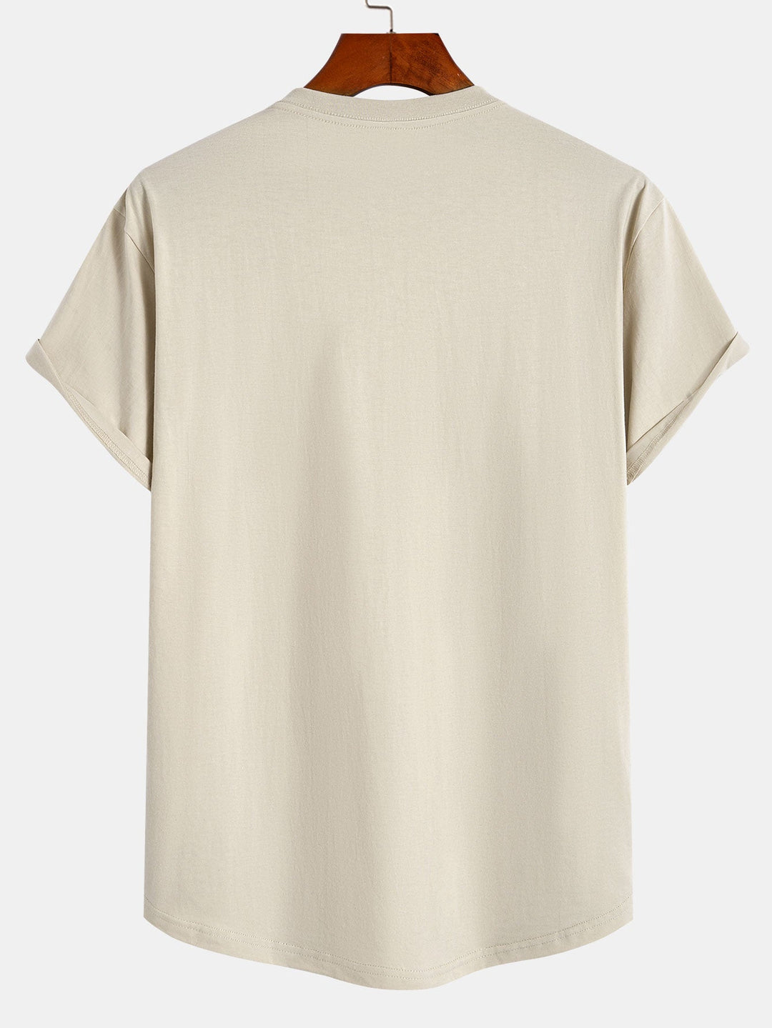 Basis Katoenen Boog Hem T-Shirt