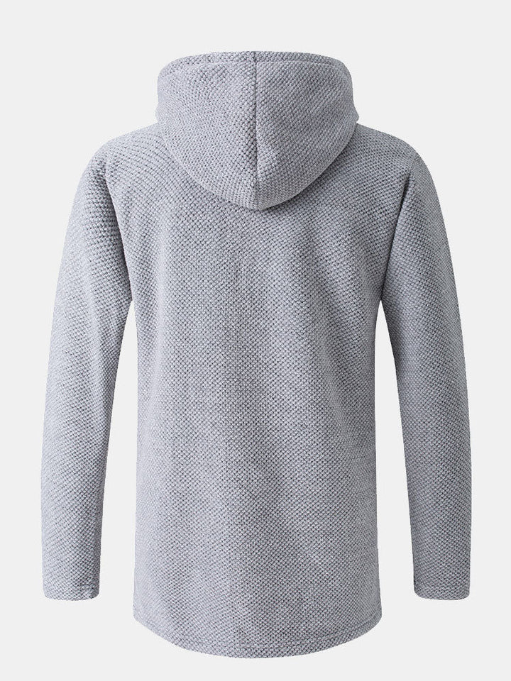 Lange lijn hoodie sweater