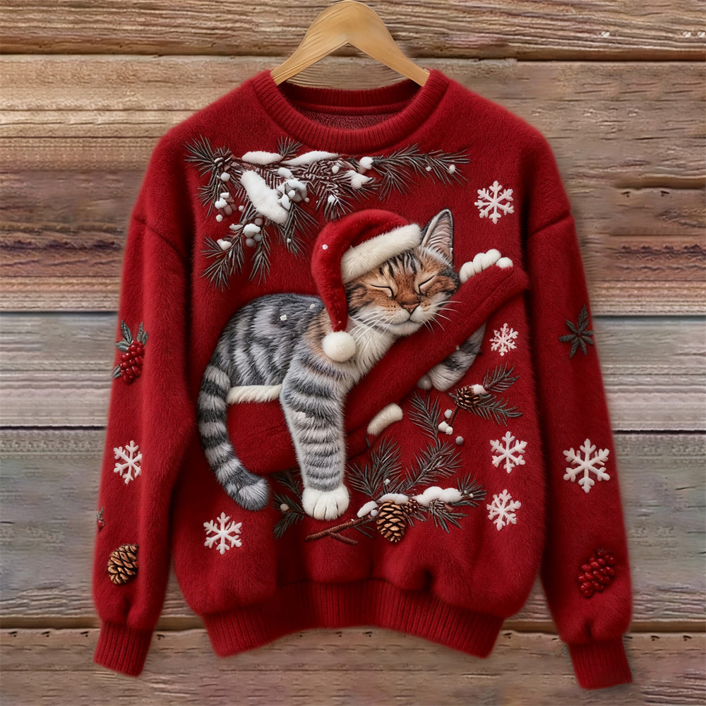 Christmas Cat Sweater