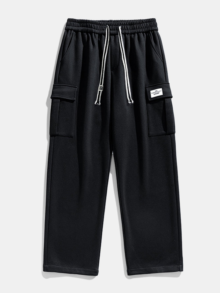 Relax Fit Straight Leg Jersey Cargo Broek