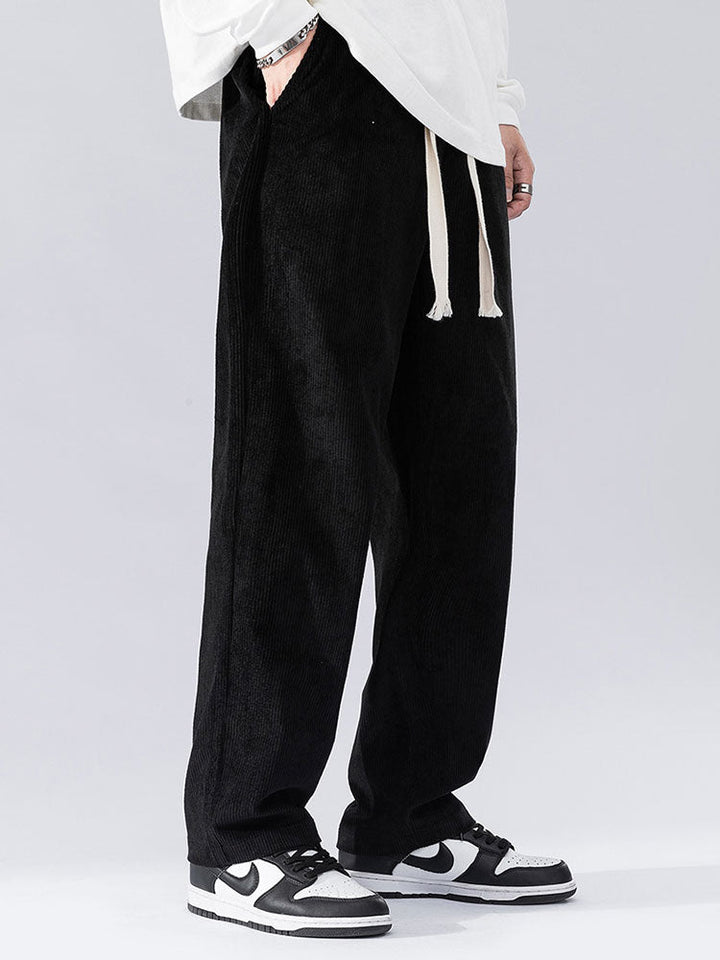 Rechtafstaande Corduroy Broek