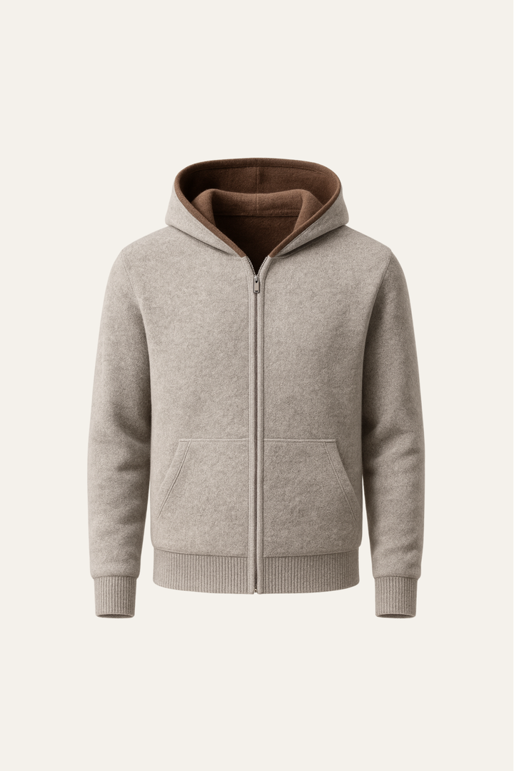 Novaro Hooded Zip Knit