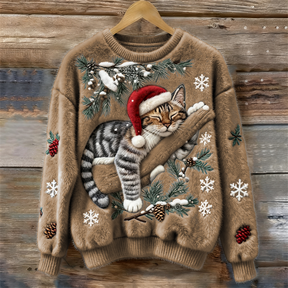 Christmas Cat Sweater