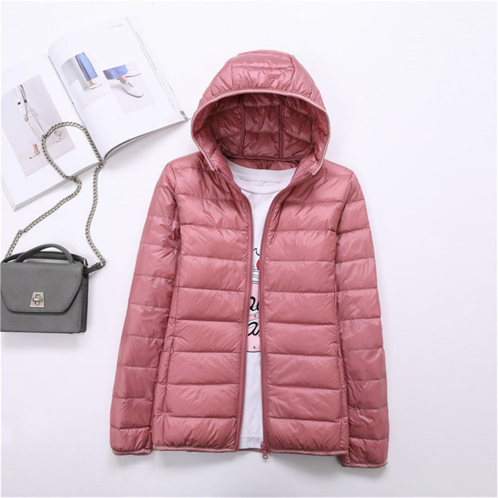 LIYANNA™ - Comfy Plus Size Lightweight Hooded Long Sleeve Puffer Jacket