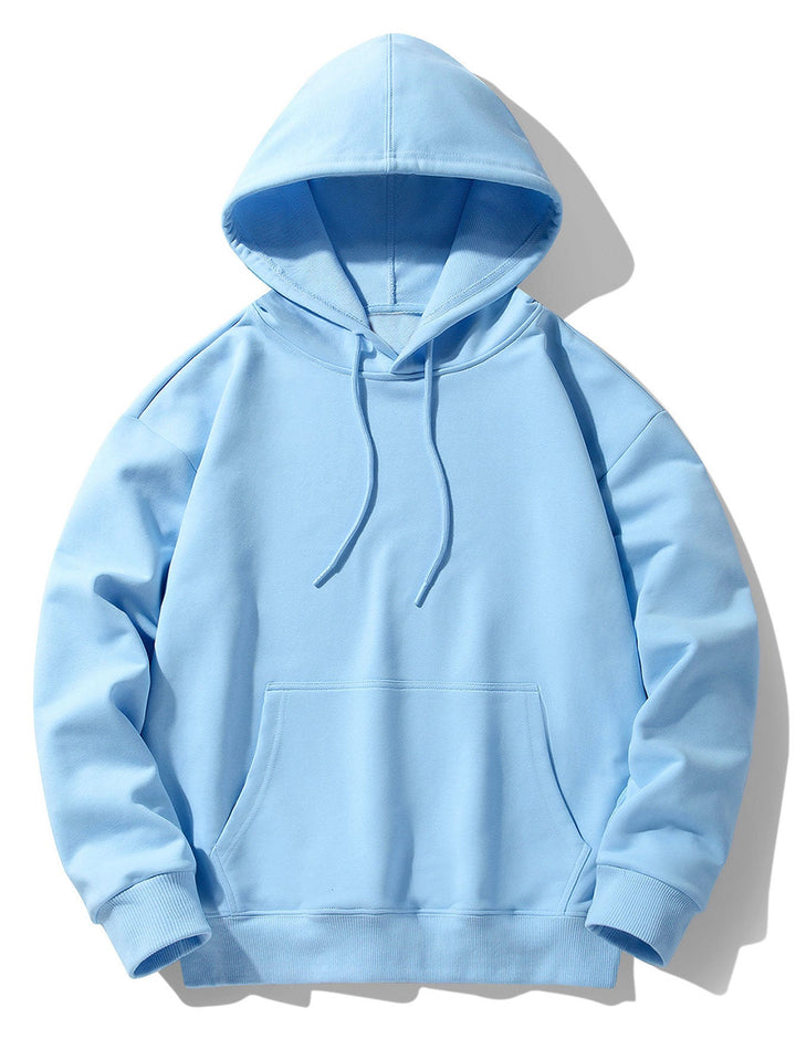 Basic Heavy Weight Drop Shoulder Relaxed Hoodie