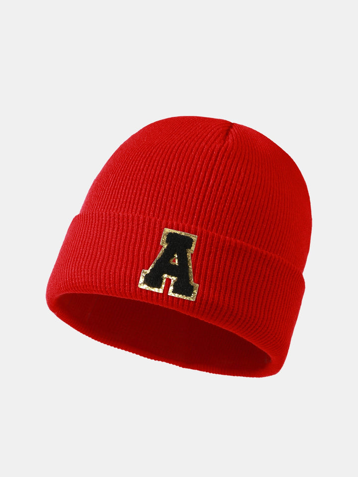 1 stuk Letter A-Z Warme Gebreide Beanie Hoed