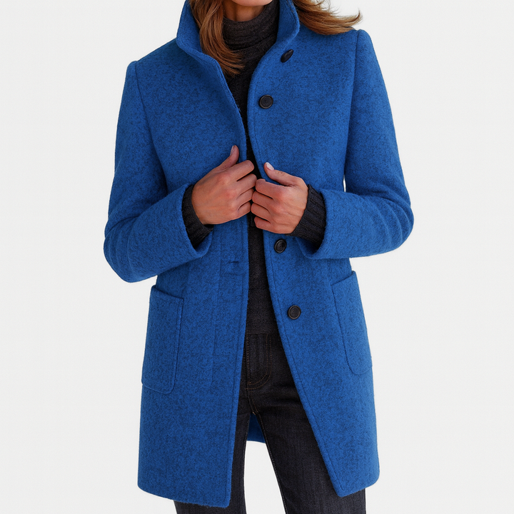 Danuta | Elegant High-Collar Coat