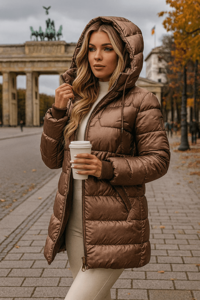 Lina Long Quilted Jacket — Lightweight Warmth with Elegant Style