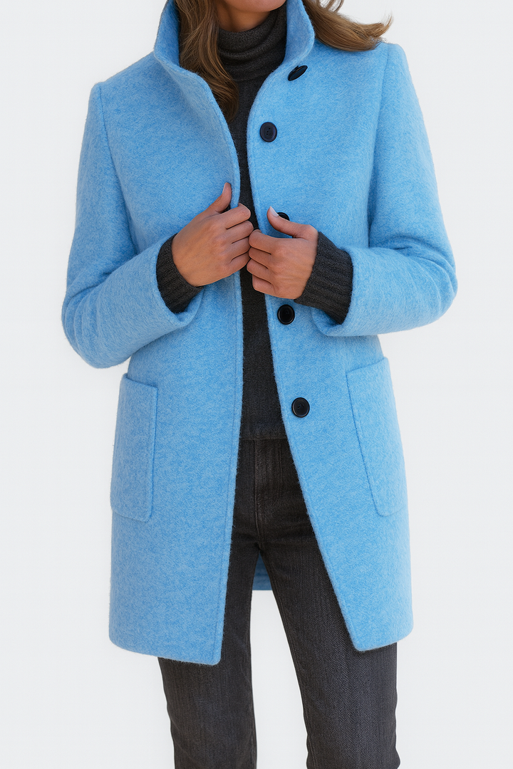 Danuta | Elegant High-Collar Coat