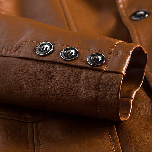 Laurent l Sutton Leather Jacket