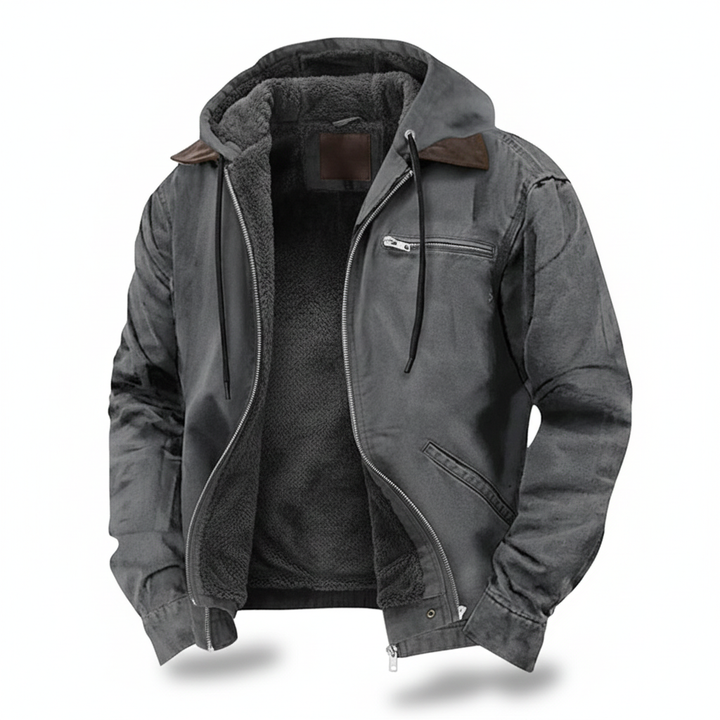 Nate | Zipper Hooded Jacket l Waterproof & Windproof