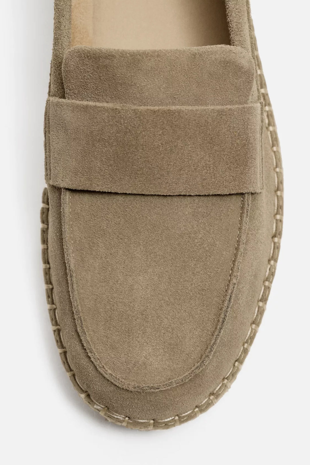 Suede Moccassin Espadrilles