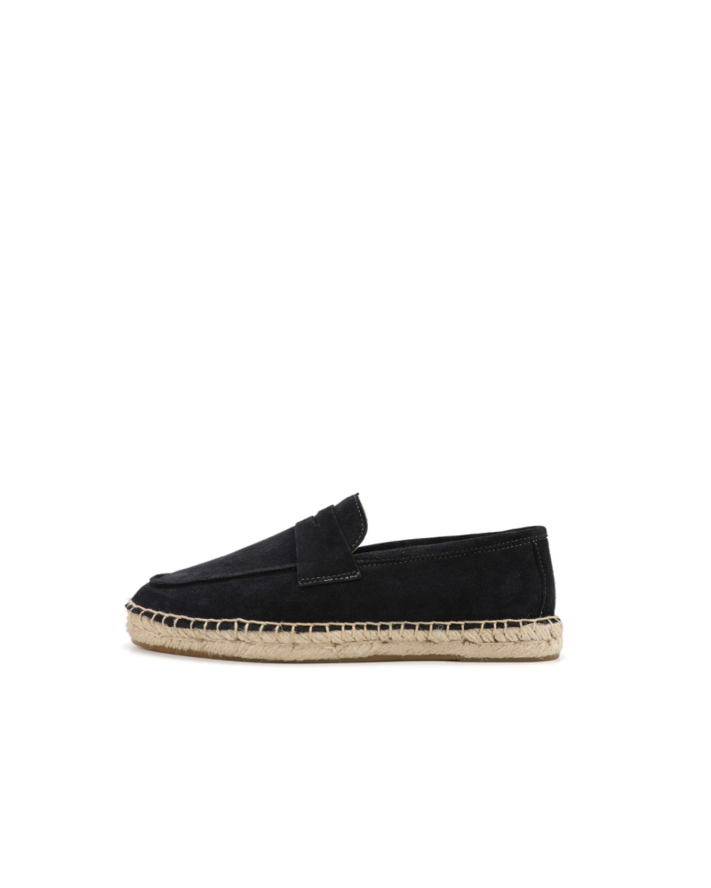 Suede Moccassin Espadrilles