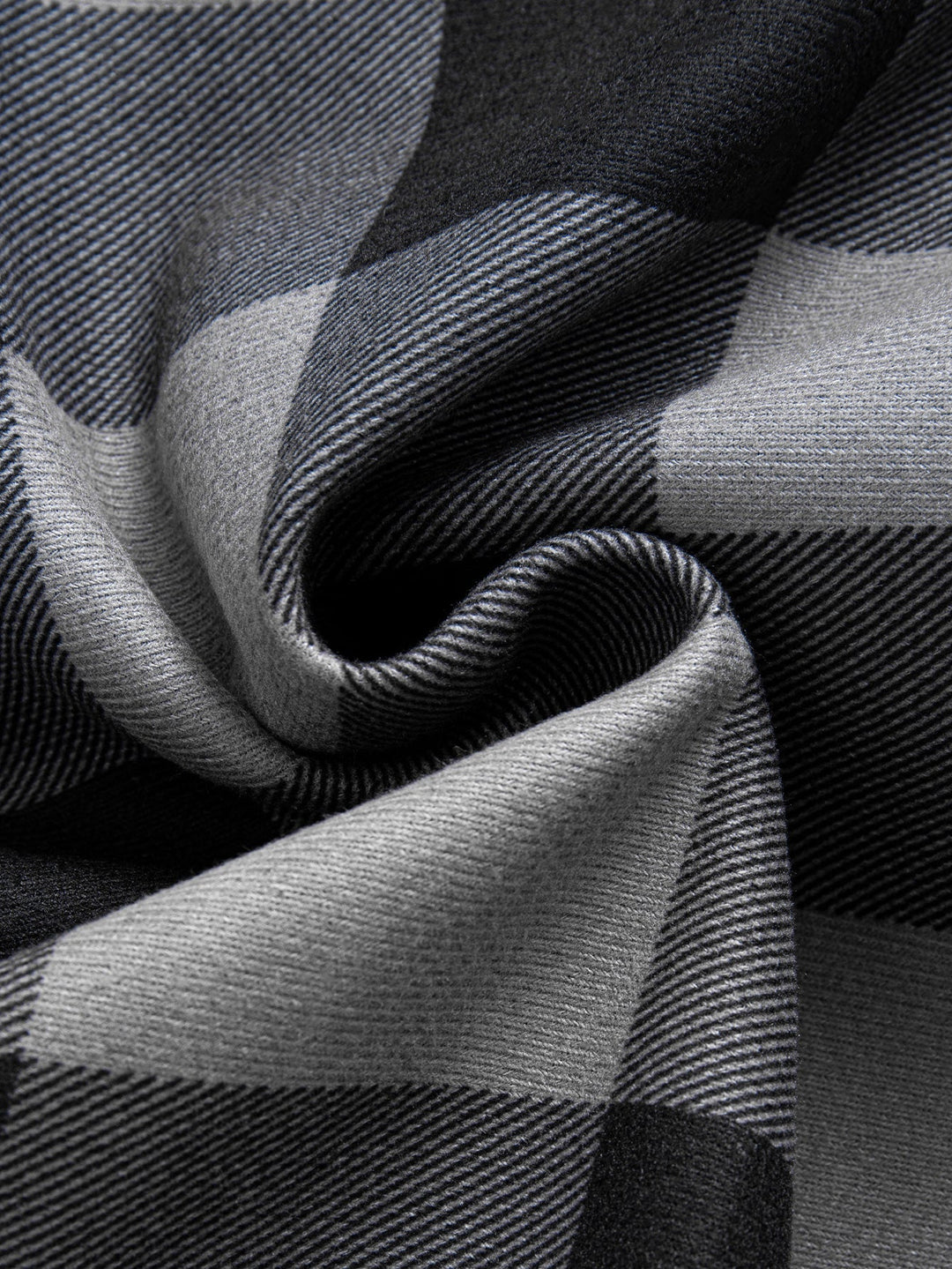 Flanellen fleece gevoerd hoodie shirt