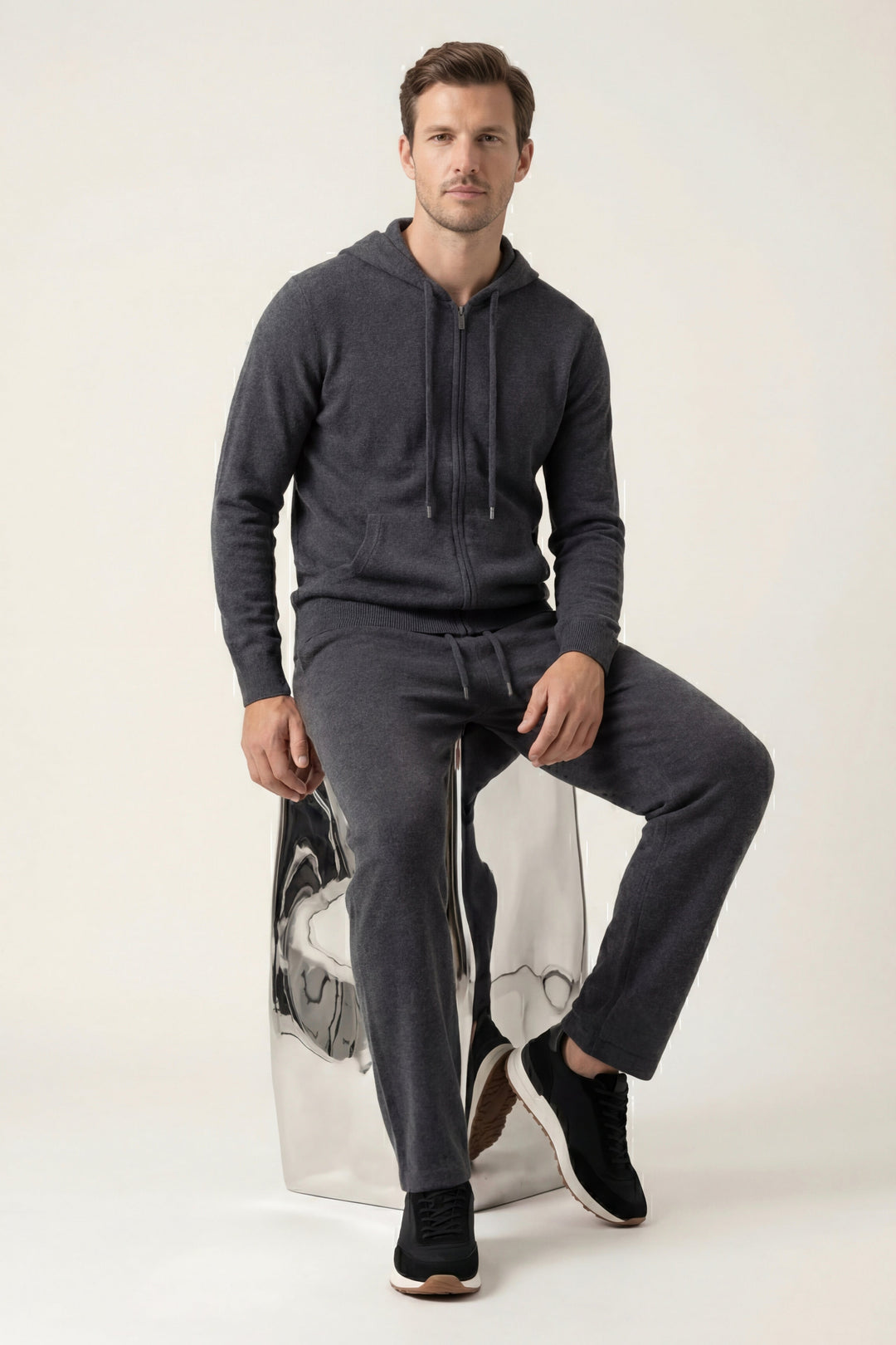 Ariello Cashmere Set Grey