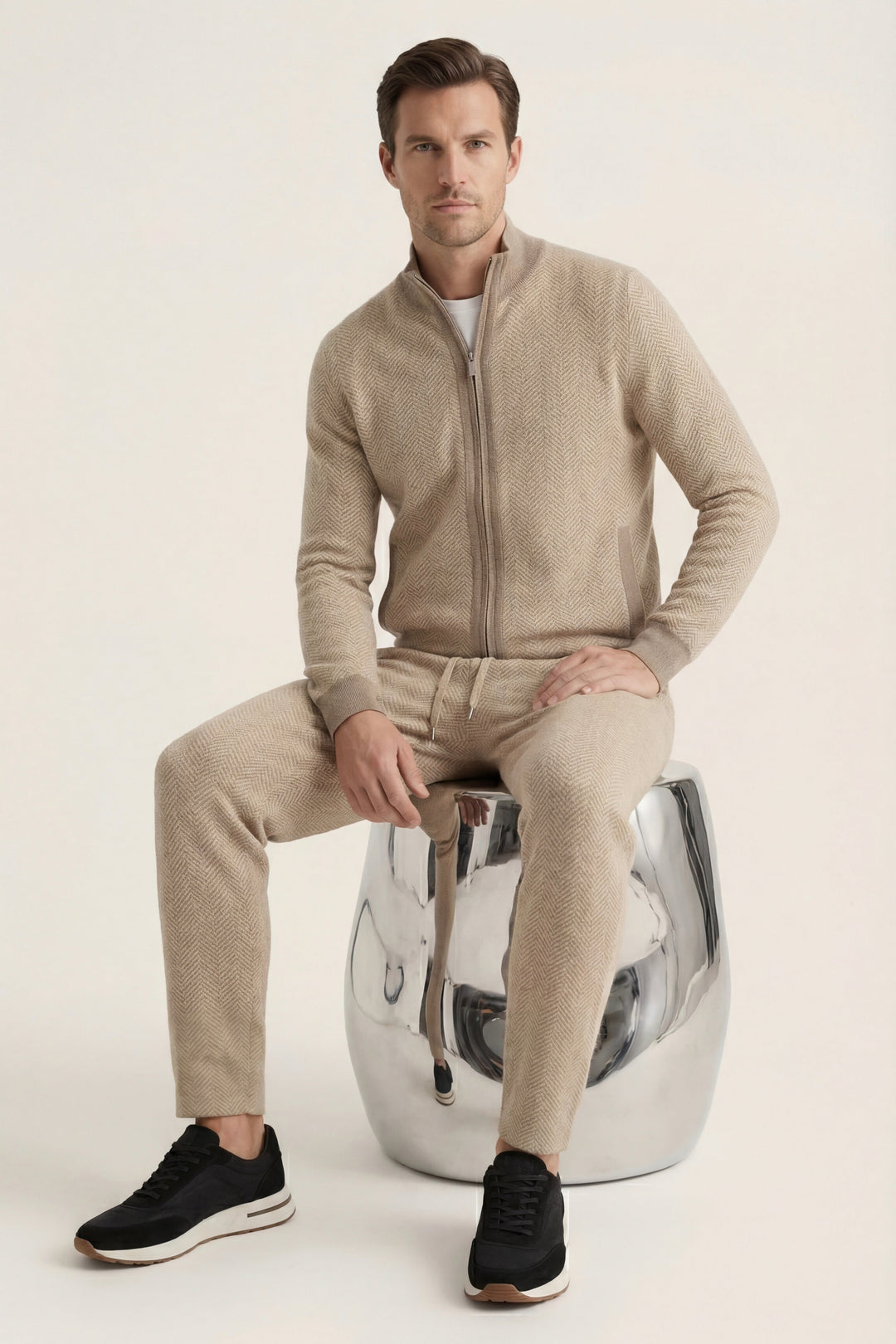 Neroli Zip Set Camel